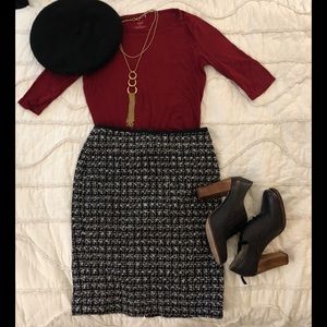 Talbots Tweed Skirt